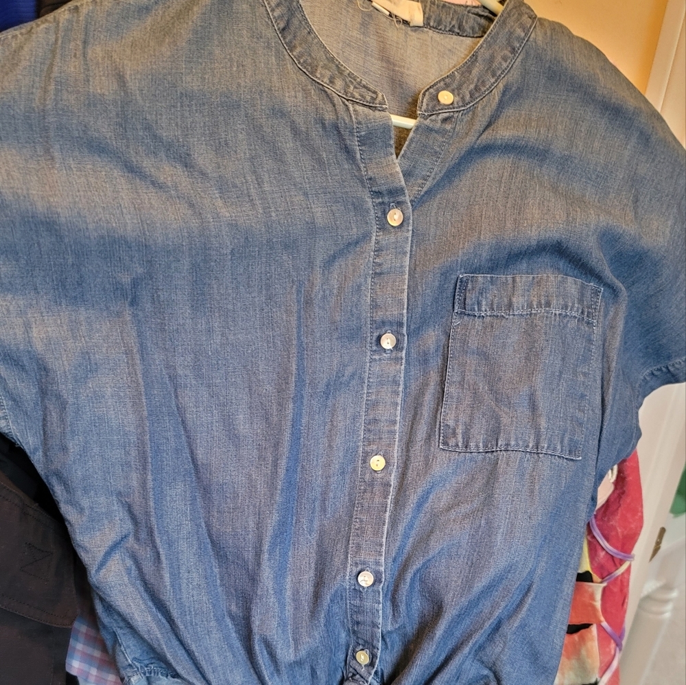 Lovestitch denim button up